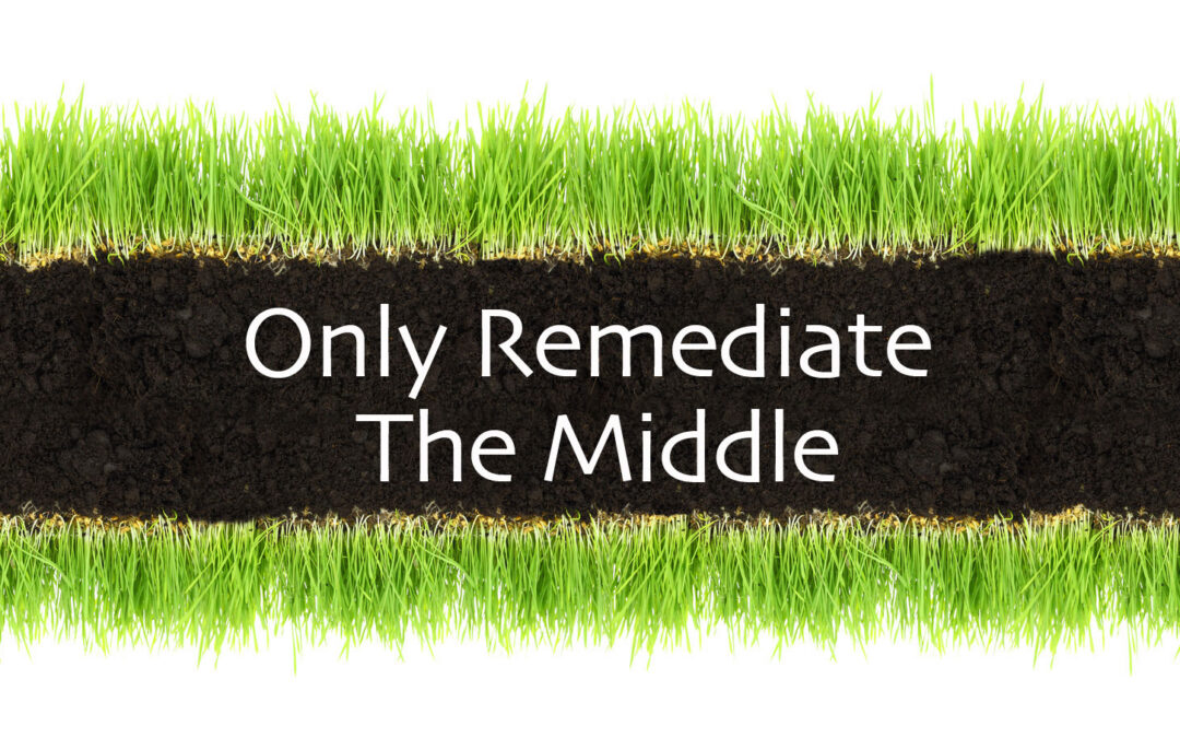 chlorinated solvents: only remediate the impact in the middle